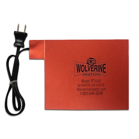 Zerostart Silicone Pad, Adhesive - 60W, 120V, 0.5A - 8-1/2in. 21.6 Cm X 8-1/2in. 21.6 Cm 3400108